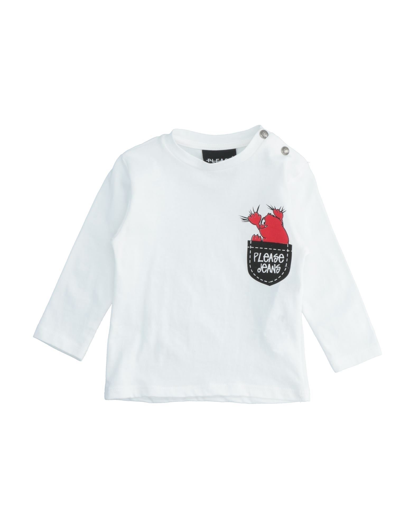 PLEASE T-shirts Kinder Weiß von PLEASE