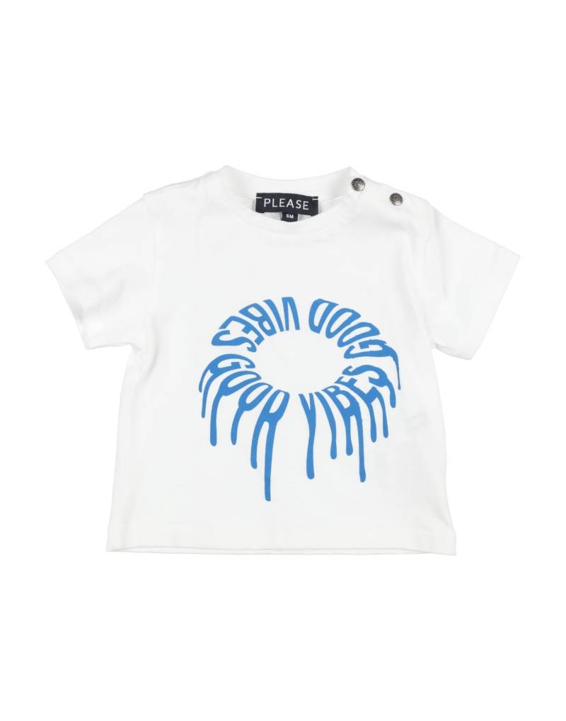 PLEASE T-shirts Kinder Weiß von PLEASE