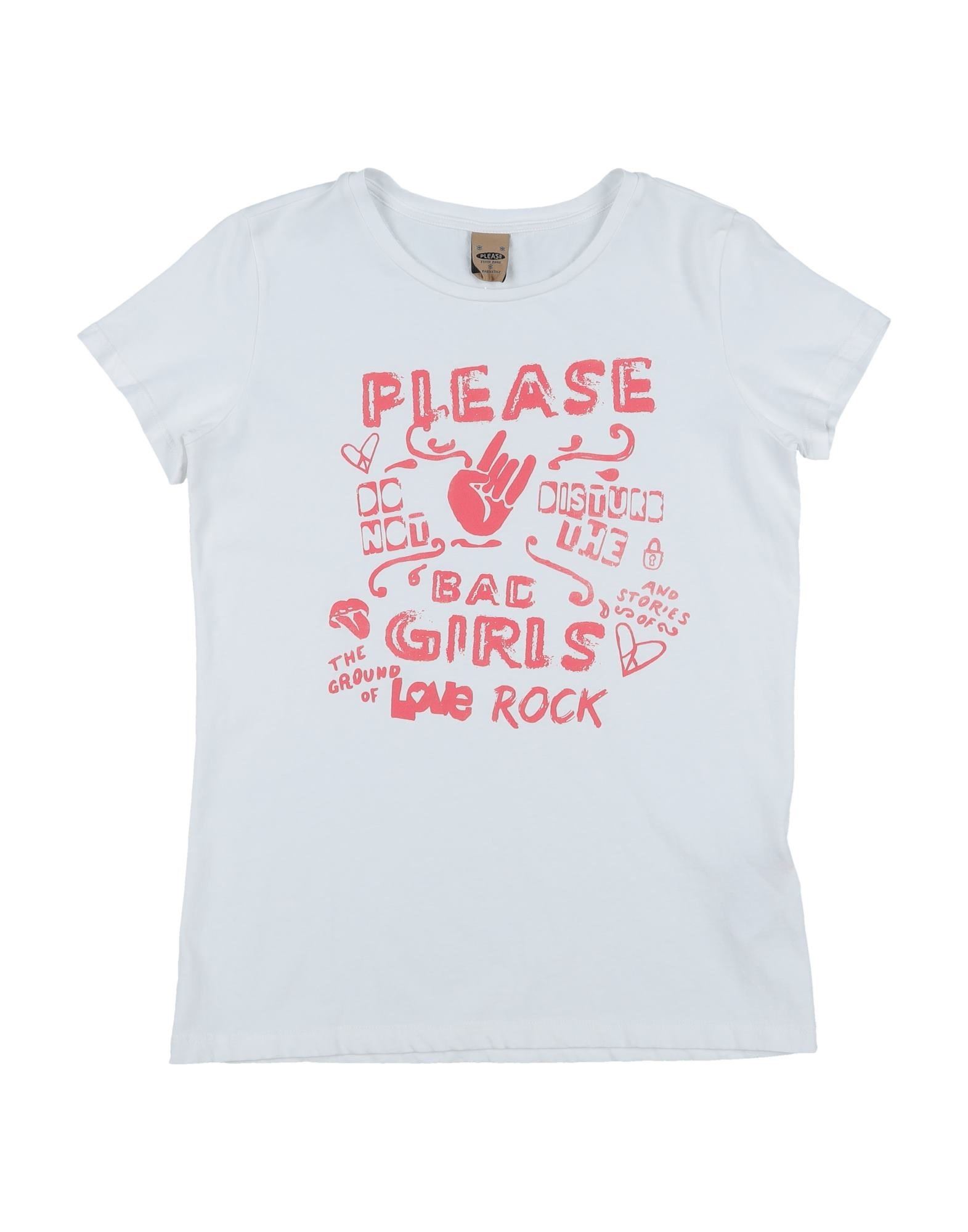 PLEASE T-shirts Kinder Weiß von PLEASE