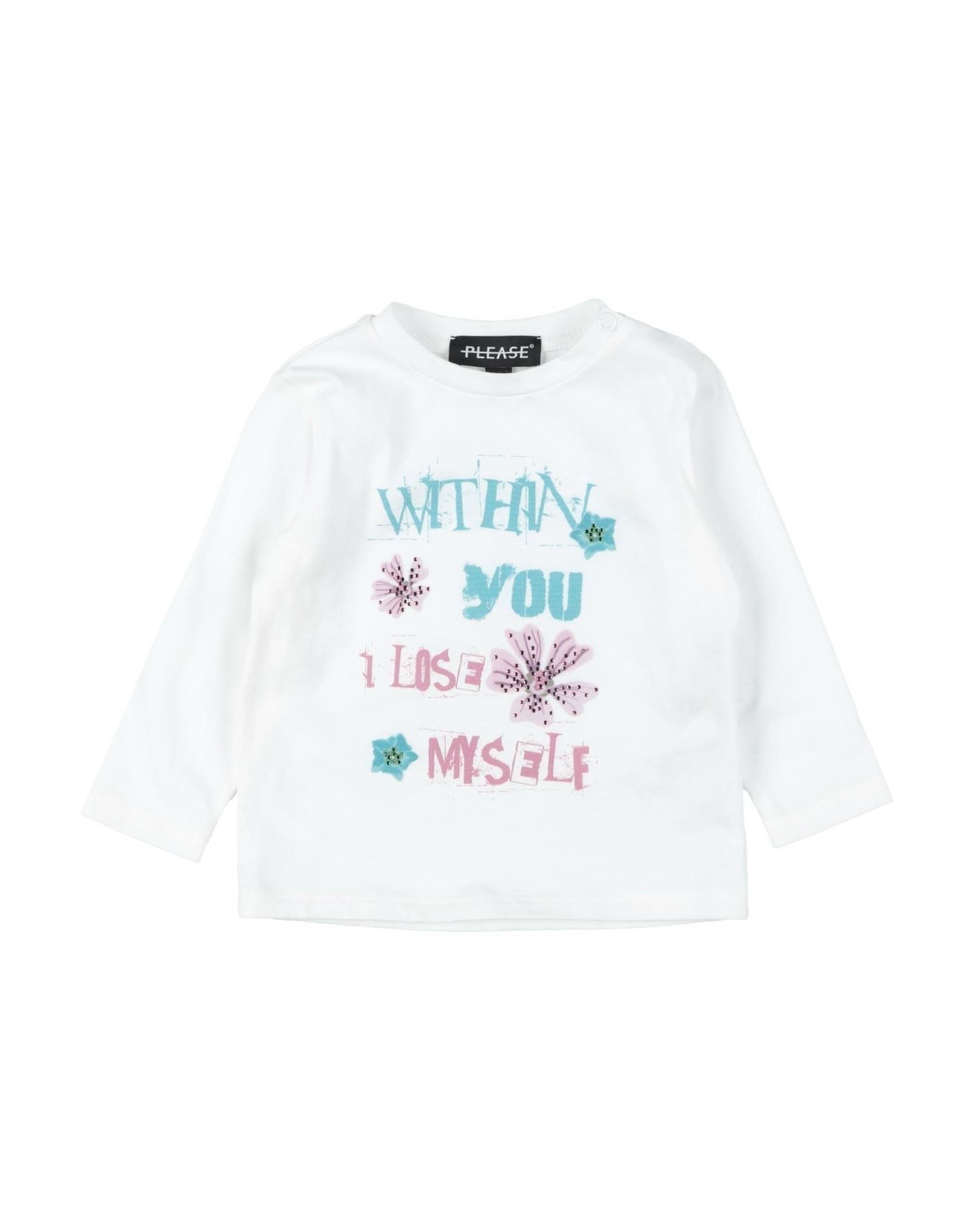 PLEASE T-shirts Kinder Weiß von PLEASE