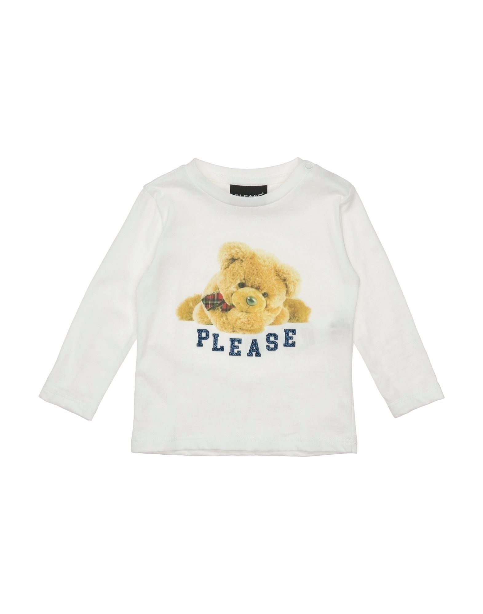 PLEASE T-shirts Kinder Weiß von PLEASE