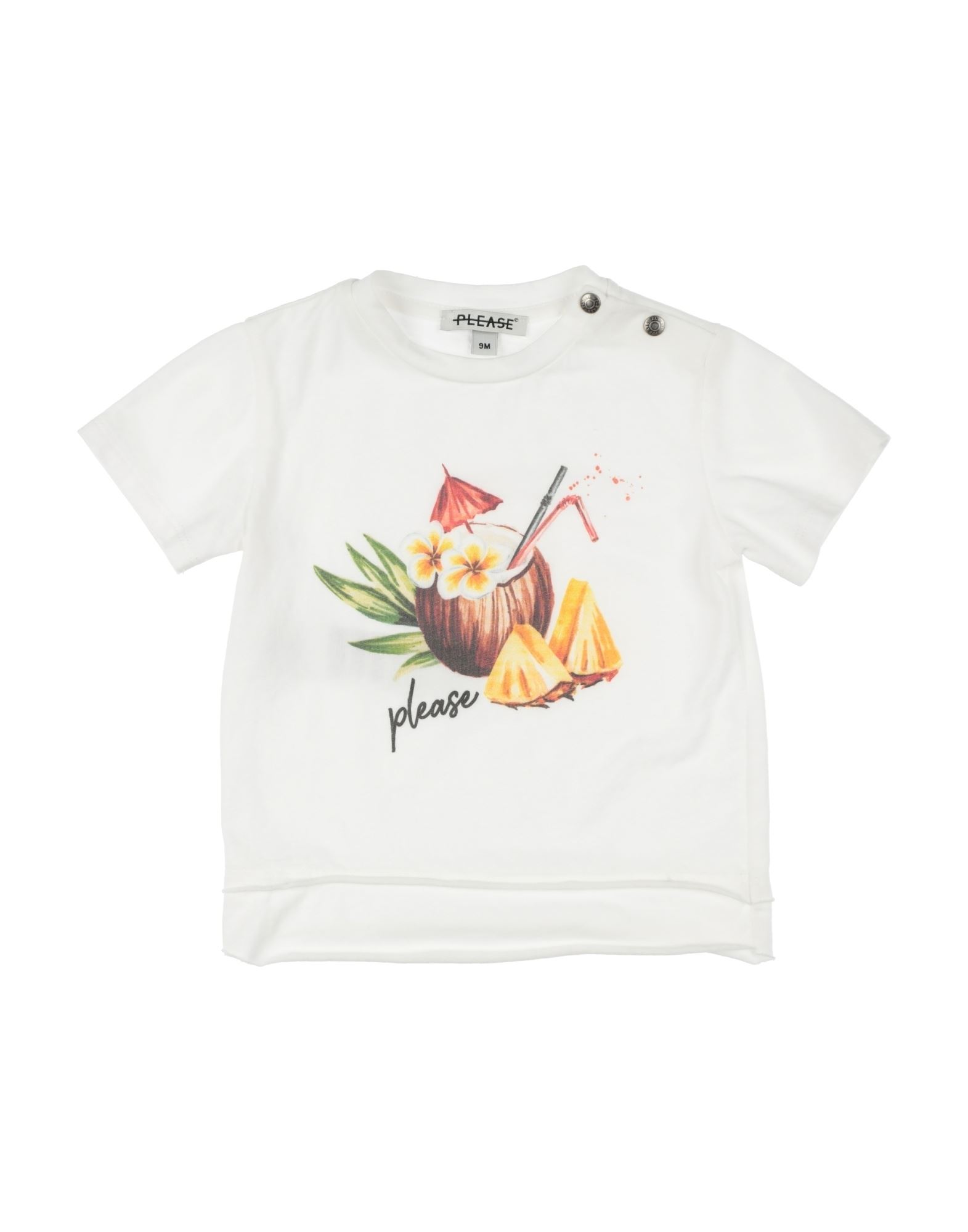 PLEASE T-shirts Kinder Weiß von PLEASE