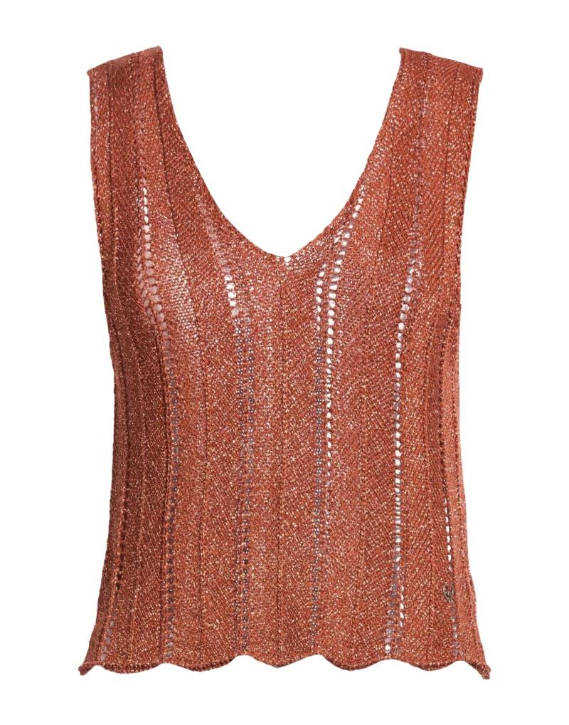 PLEASE Top Damen Rostrot von PLEASE