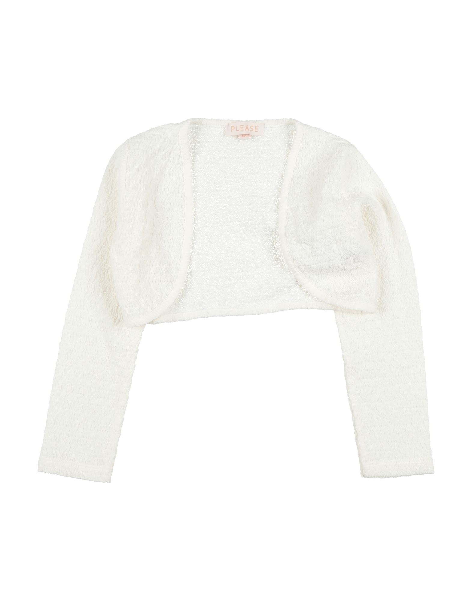 PLEASE Wickelpullover Kinder Weiß von PLEASE