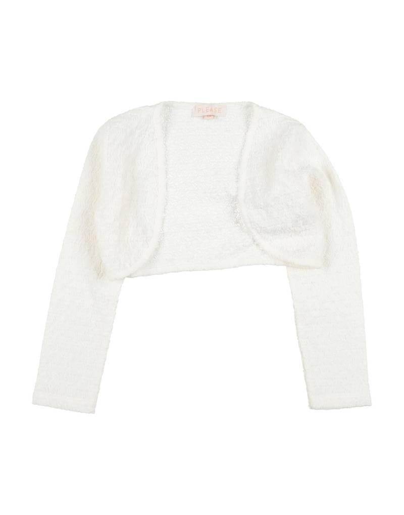 PLEASE Wickelpullover Kinder Weiß von PLEASE