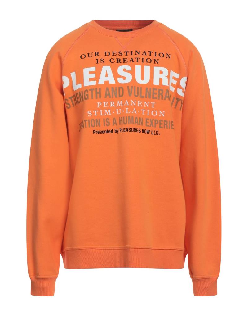 PLEASURES Sweatshirt Herren Orange von PLEASURES