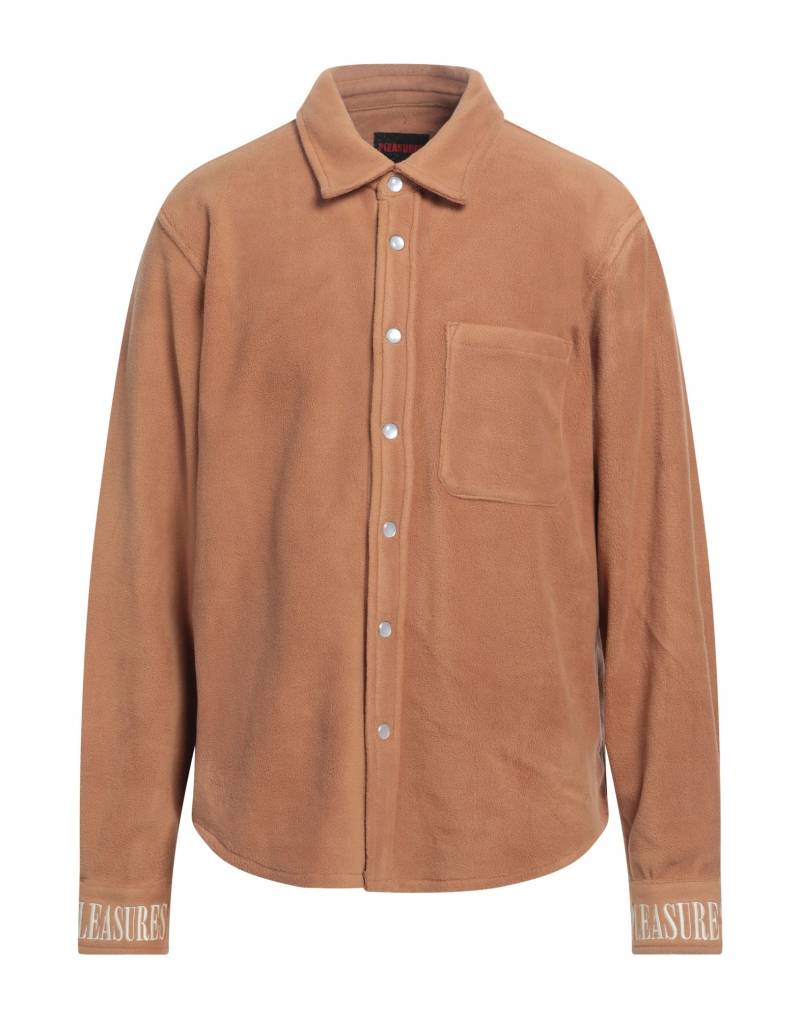 PLEASURES Hemd Herren Kamel von PLEASURES