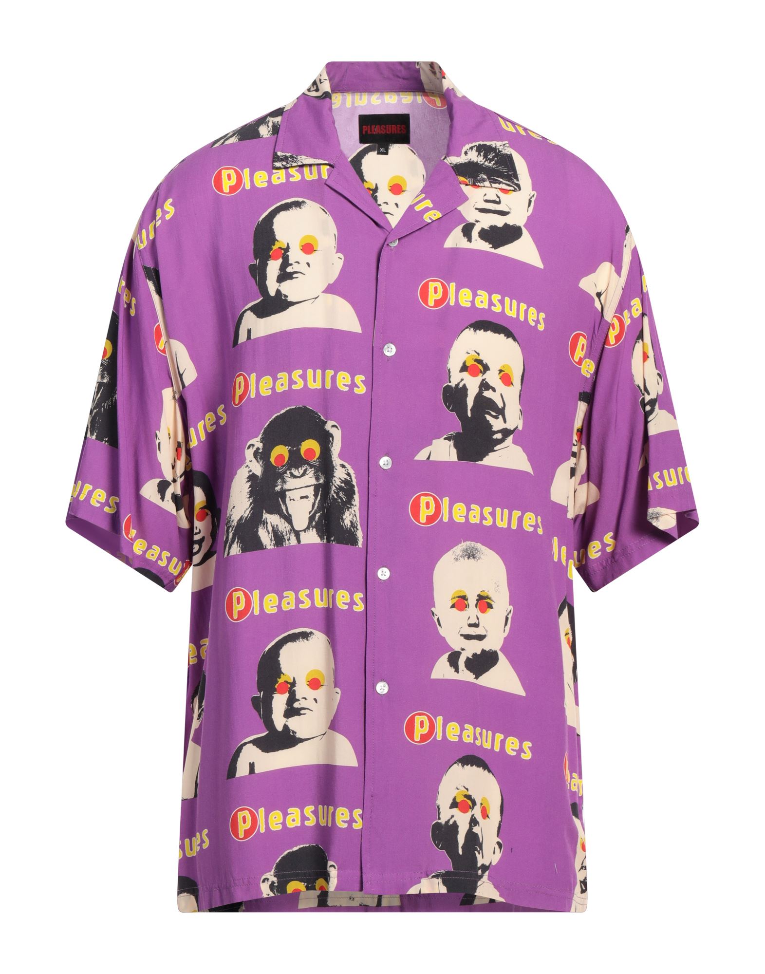 PLEASURES Hemd Herren Malve PLEASURES Hemd Herren Malve von PLEASURES