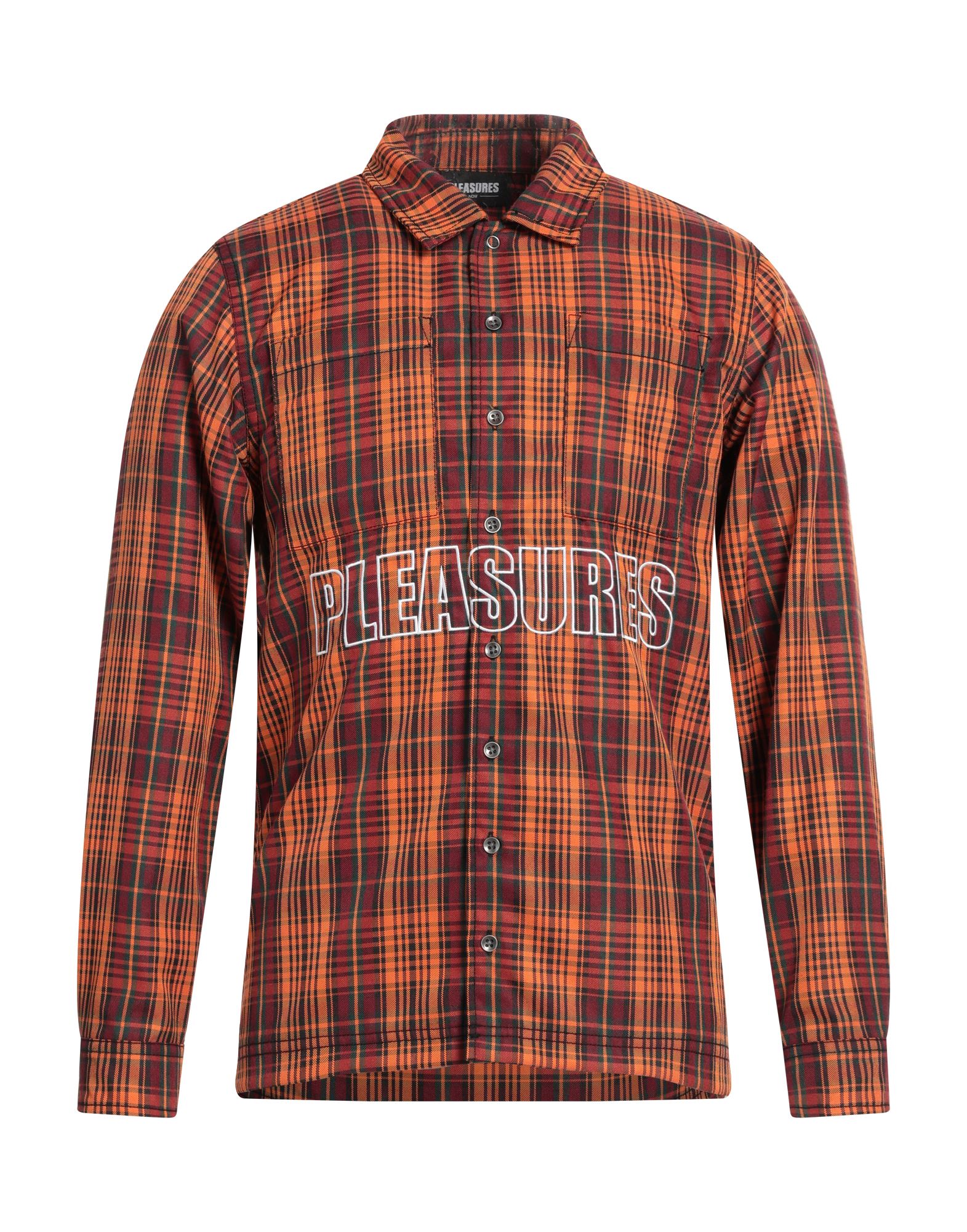 PLEASURES Hemd Herren Orange von PLEASURES