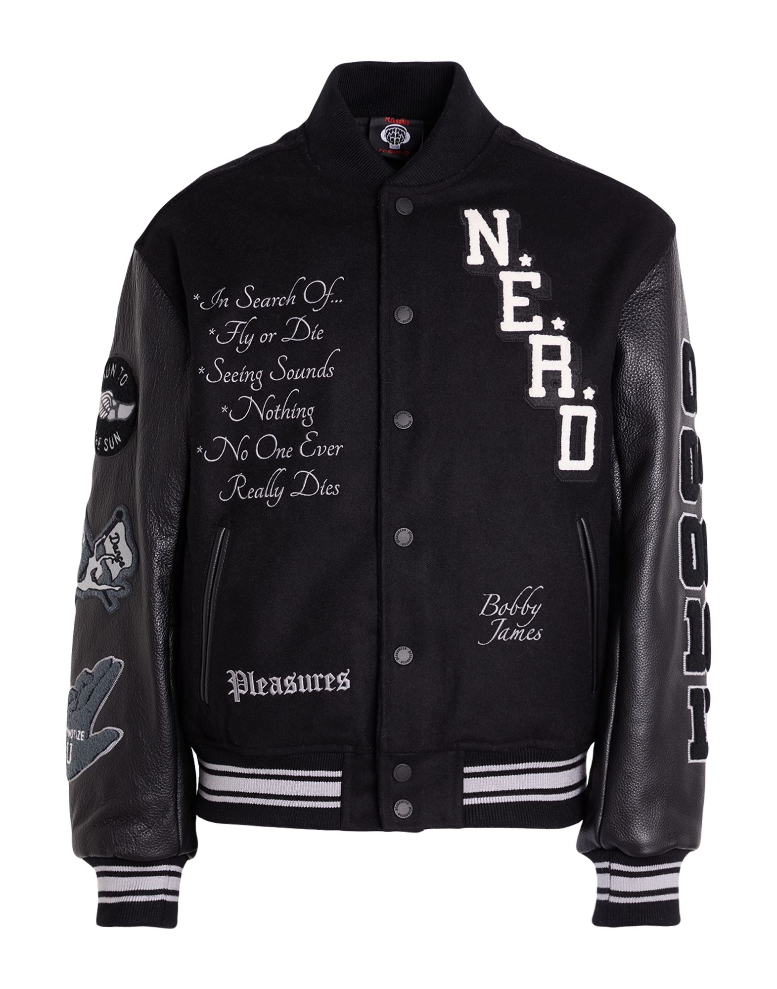 PLEASURES Jacke & Anorak Herren Schwarz von PLEASURES