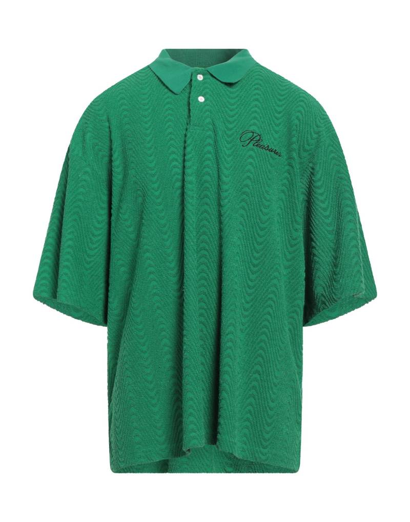 PLEASURES Poloshirt Herren Grün von PLEASURES