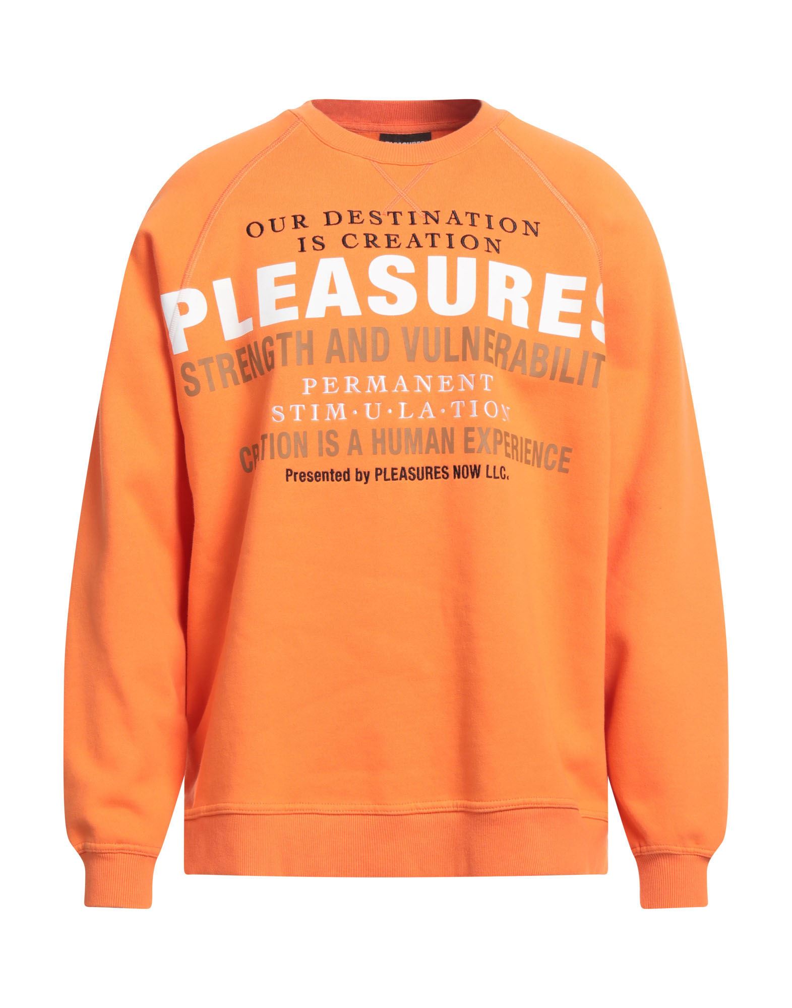 PLEASURES Sweatshirt Herren Orange von PLEASURES