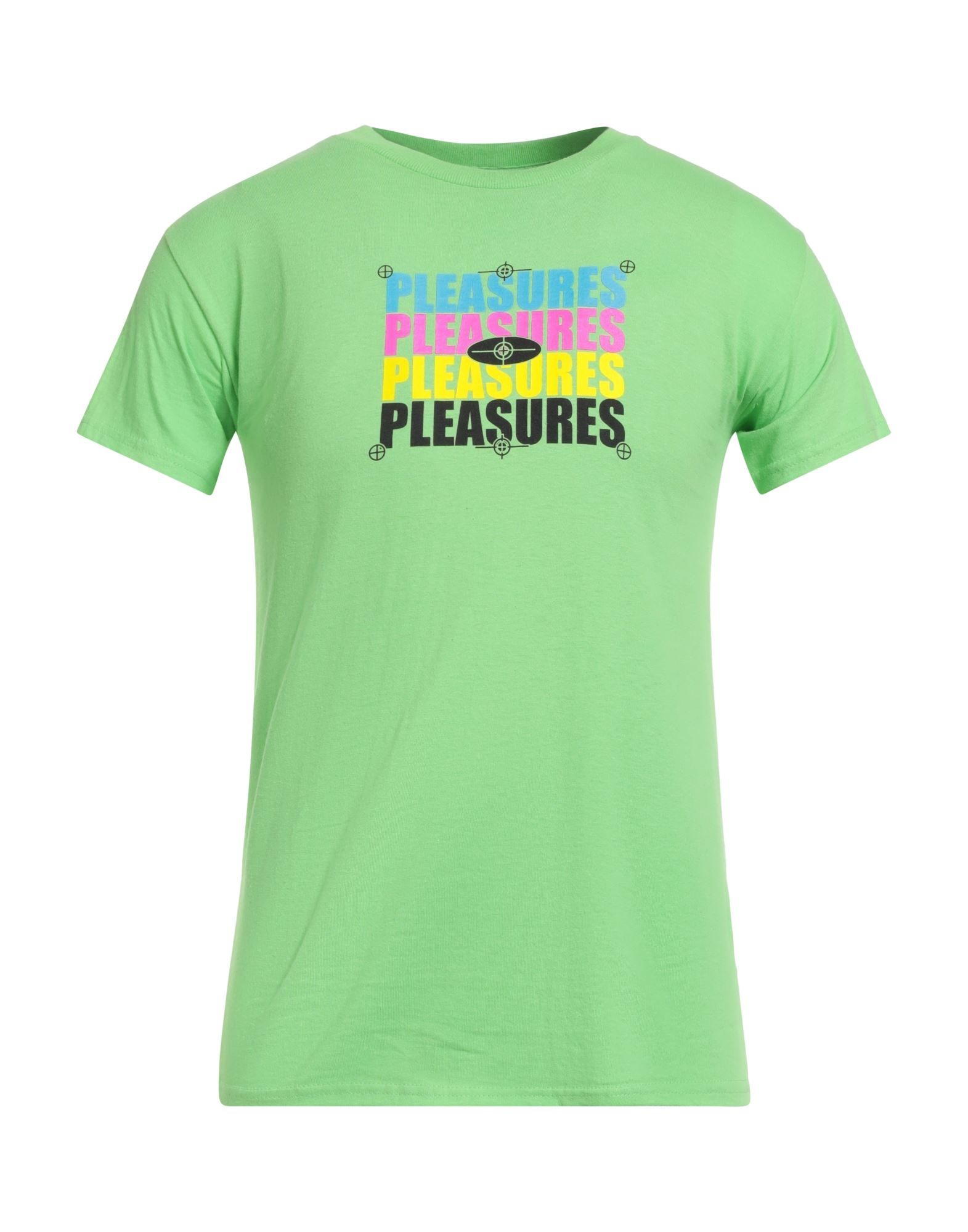PLEASURES T-shirts Herren Limettengrün von PLEASURES