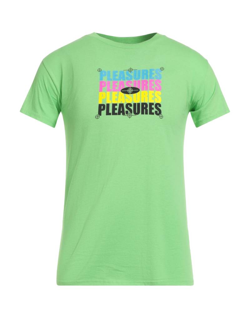 PLEASURES T-shirts Herren Limettengrün von PLEASURES