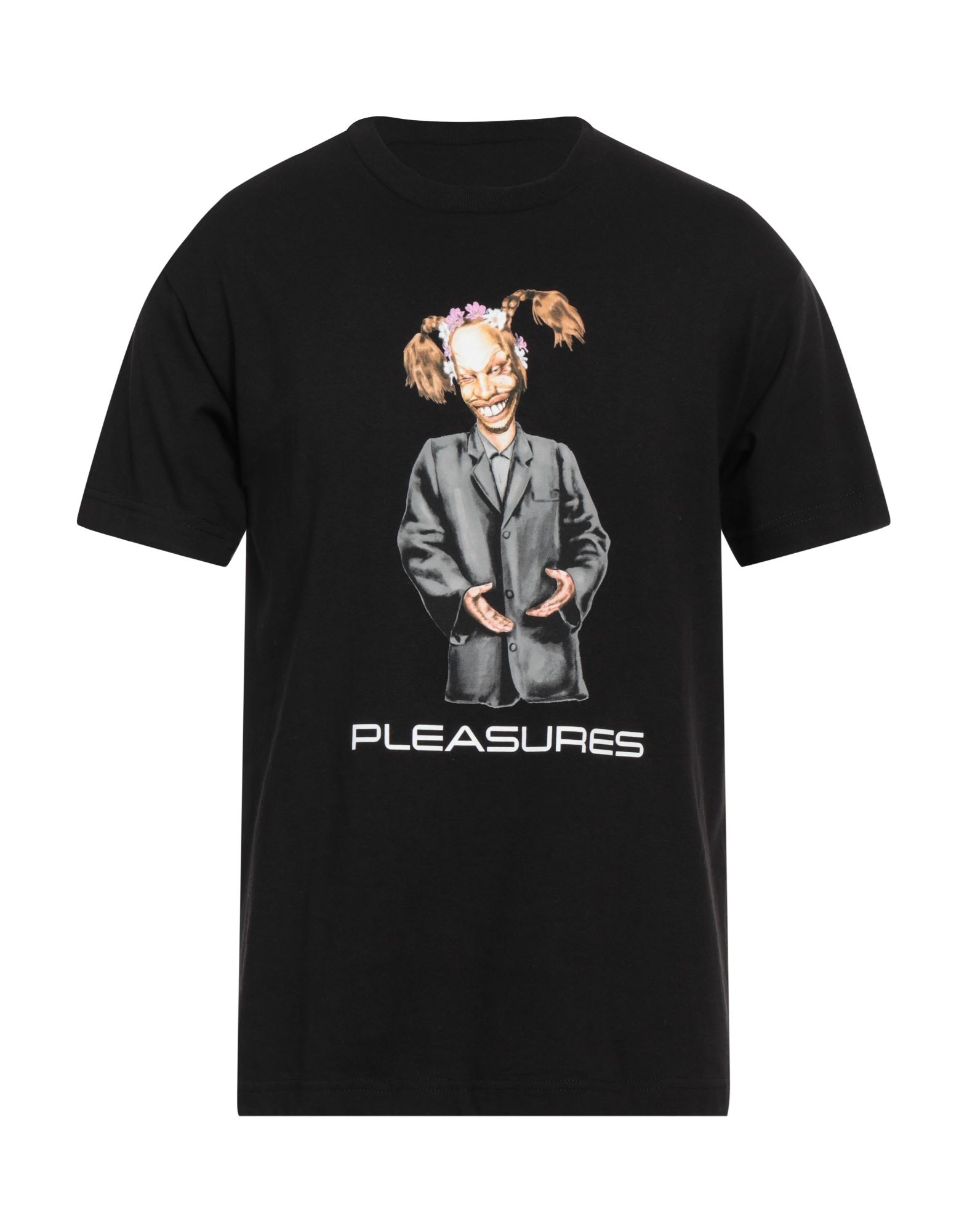 PLEASURES T-shirts Herren Schwarz von PLEASURES