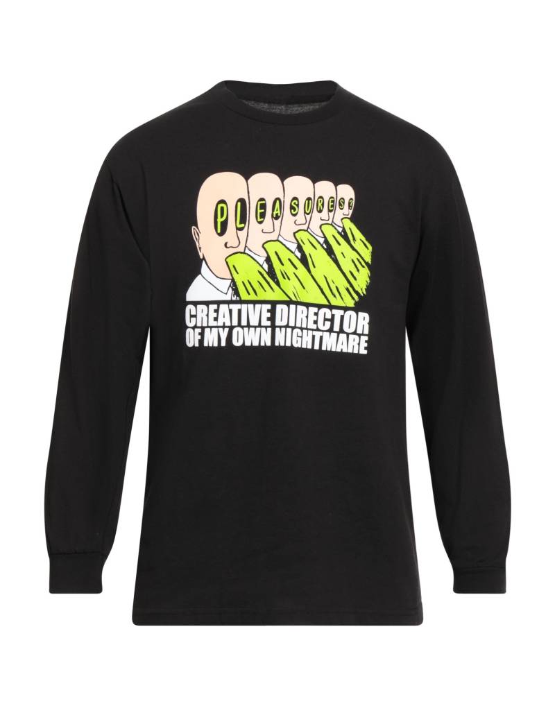 PLEASURES T-shirts Herren Schwarz von PLEASURES