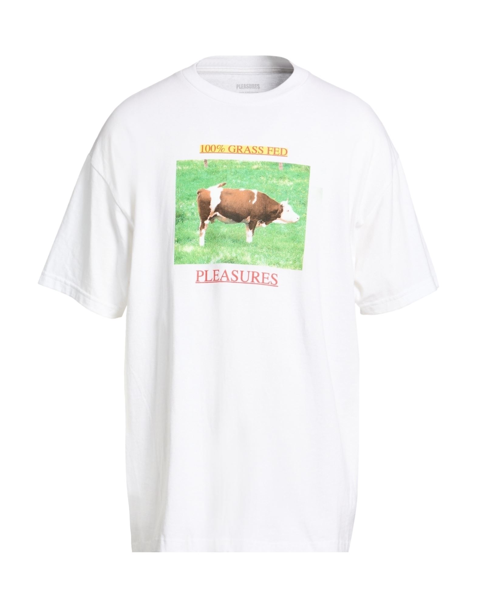 PLEASURES T-shirts Herren Weiß von PLEASURES