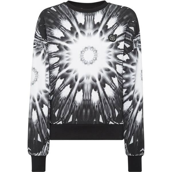 PLEIN SPORT Damen Sweatshirt OPTICAL FLOWER von PLEIN SPORT