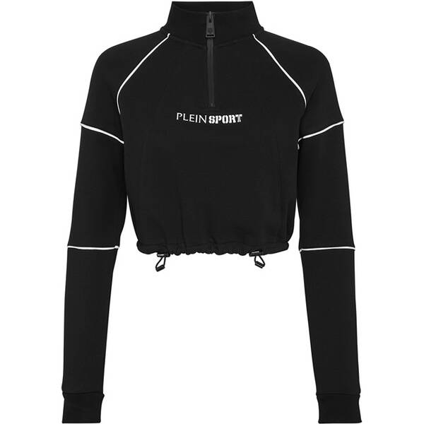 PLEIN SPORT Funktionsjacke Cropped Sweatjacke mit Kapuze von PLEIN SPORT