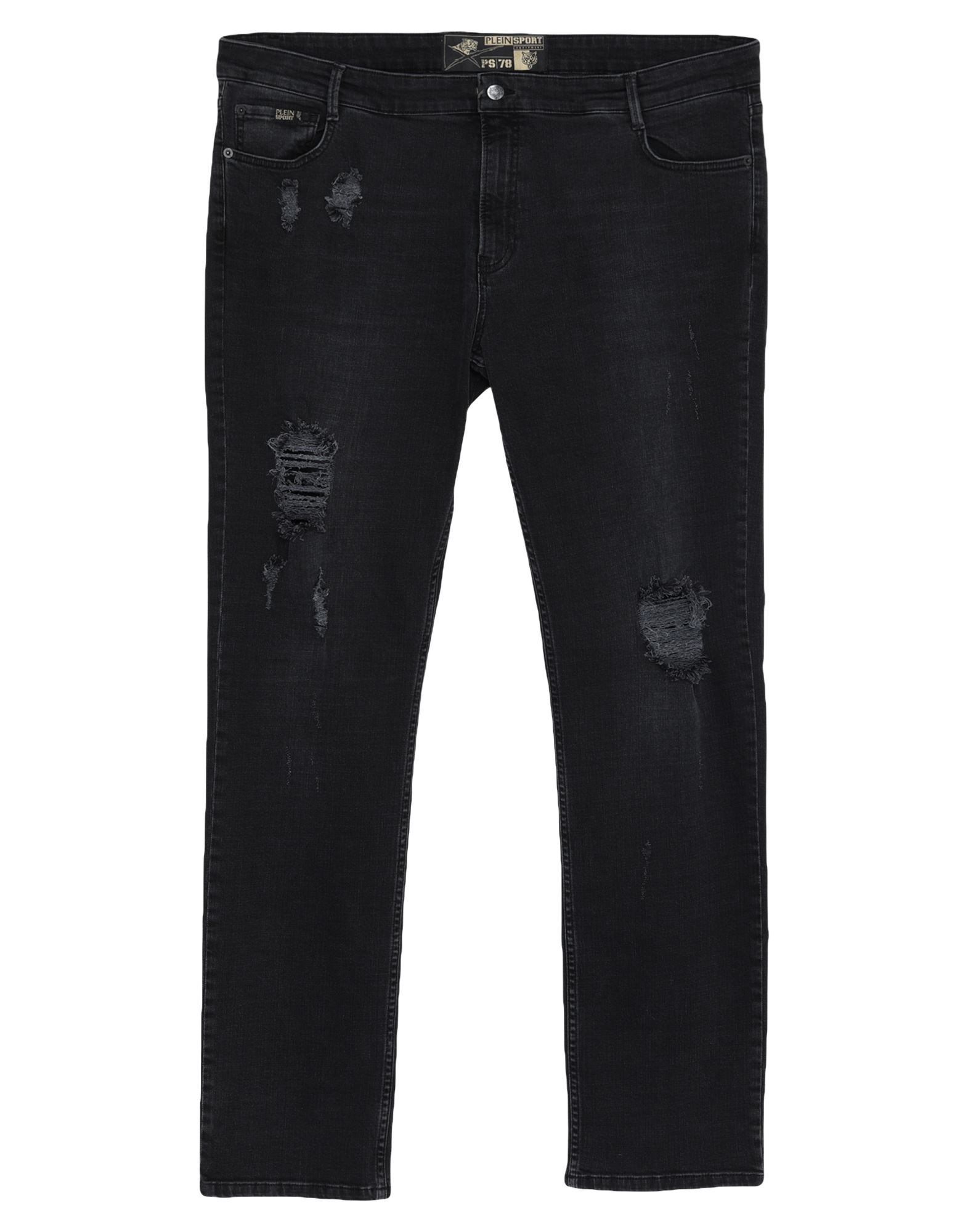 PLEIN SPORT Jeanshose Herren Schwarz von PLEIN SPORT