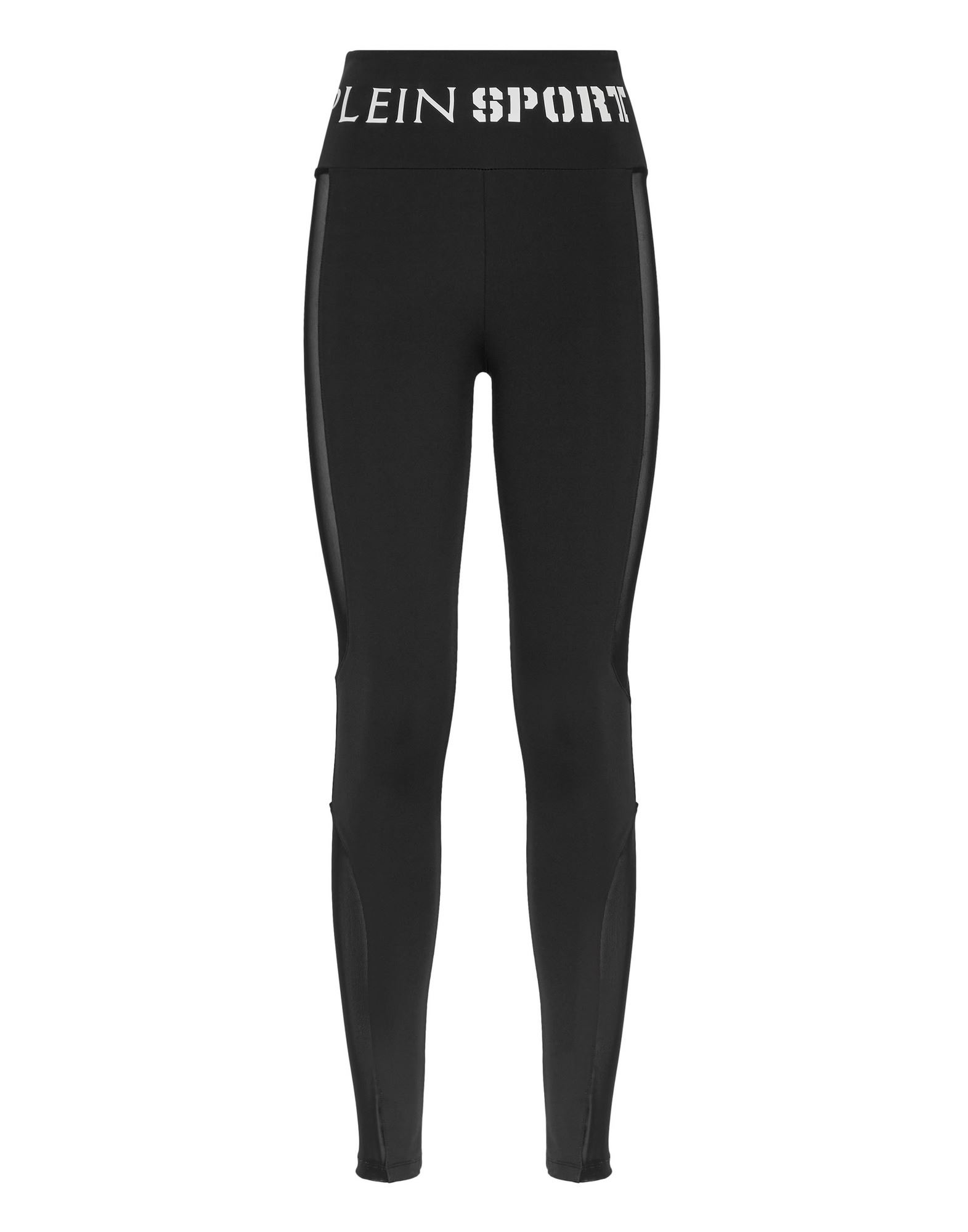 PLEIN SPORT Leggings Damen Schwarz von PLEIN SPORT