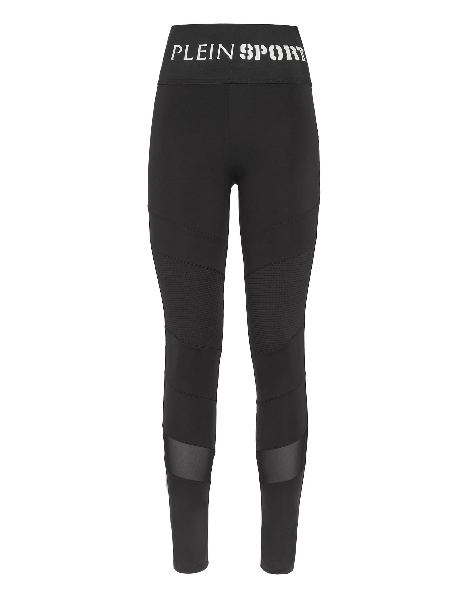 PLEIN SPORT Leggings Damen Schwarz von PLEIN SPORT