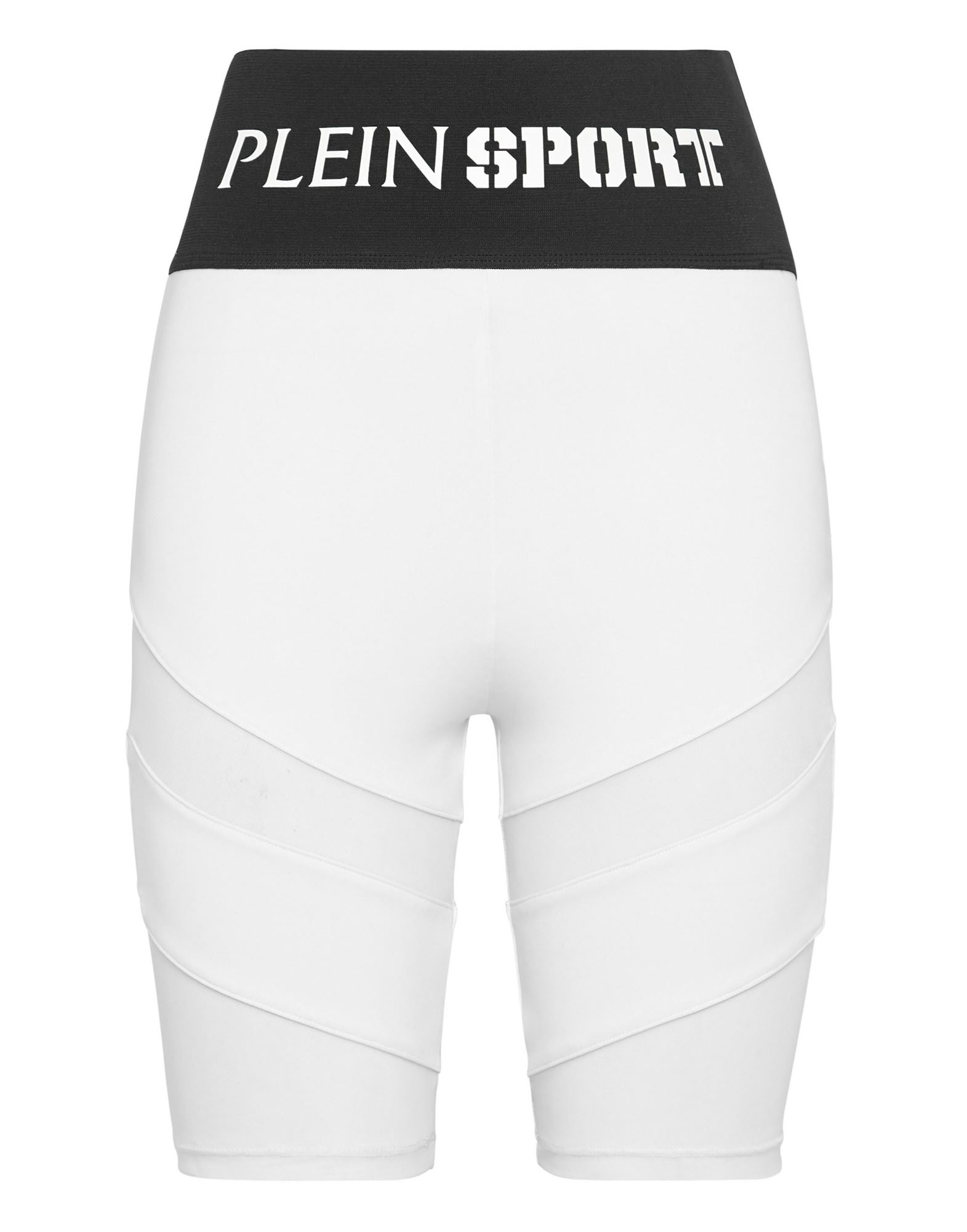 PLEIN SPORT Leggings Damen Weiß von PLEIN SPORT