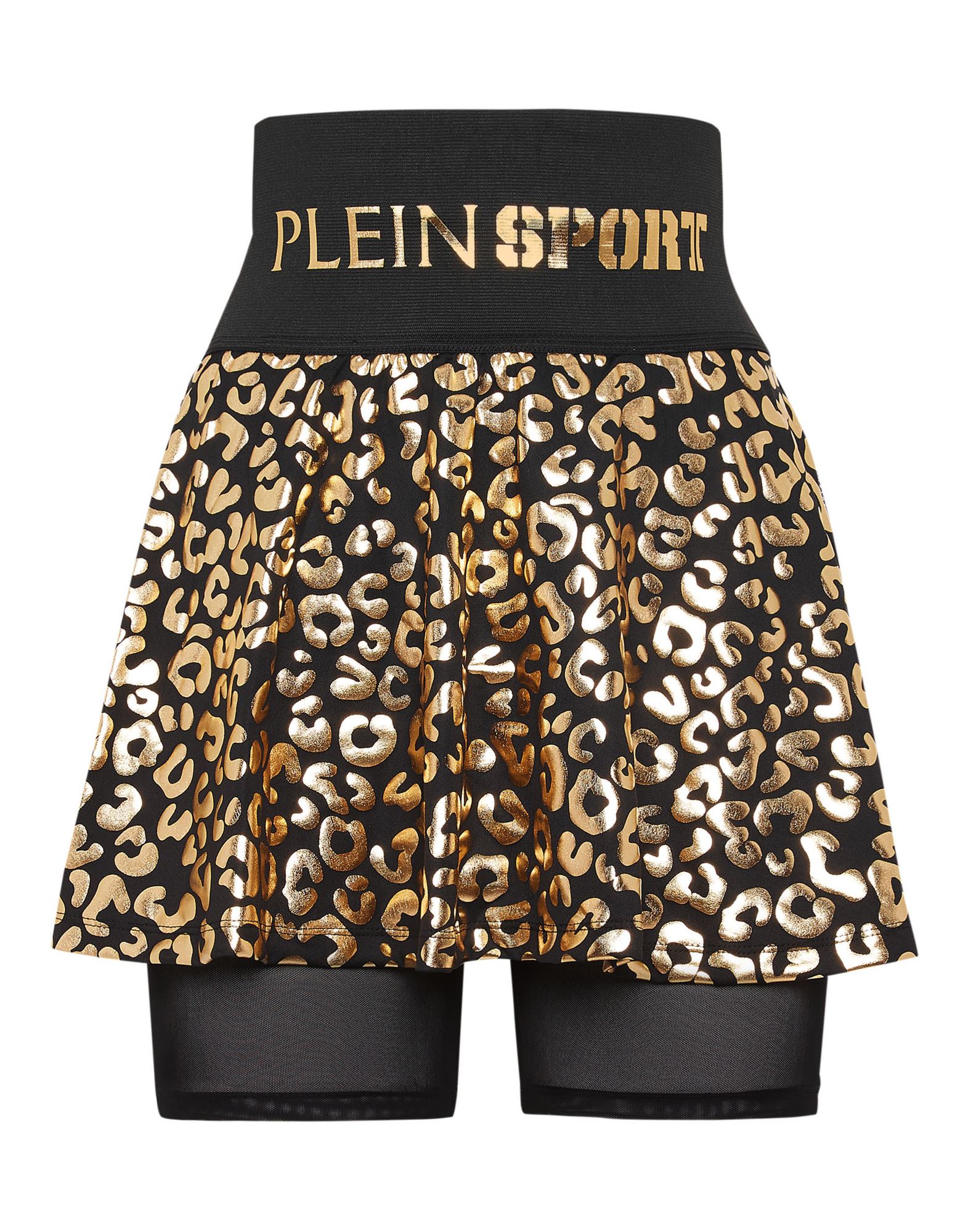 PLEIN SPORT Minirock Damen Gold von PLEIN SPORT