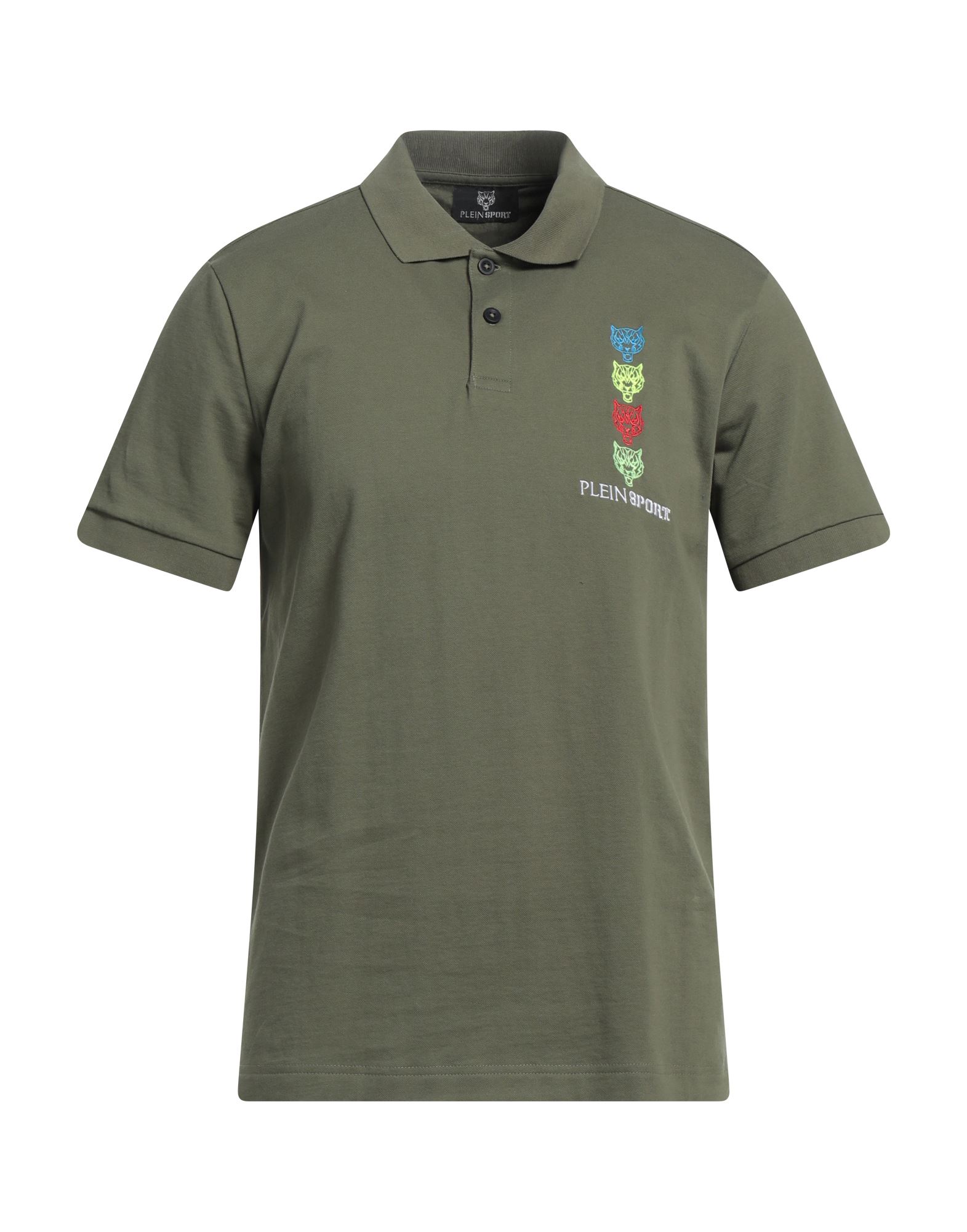 PLEIN SPORT Poloshirt Herren Militärgrün von PLEIN SPORT