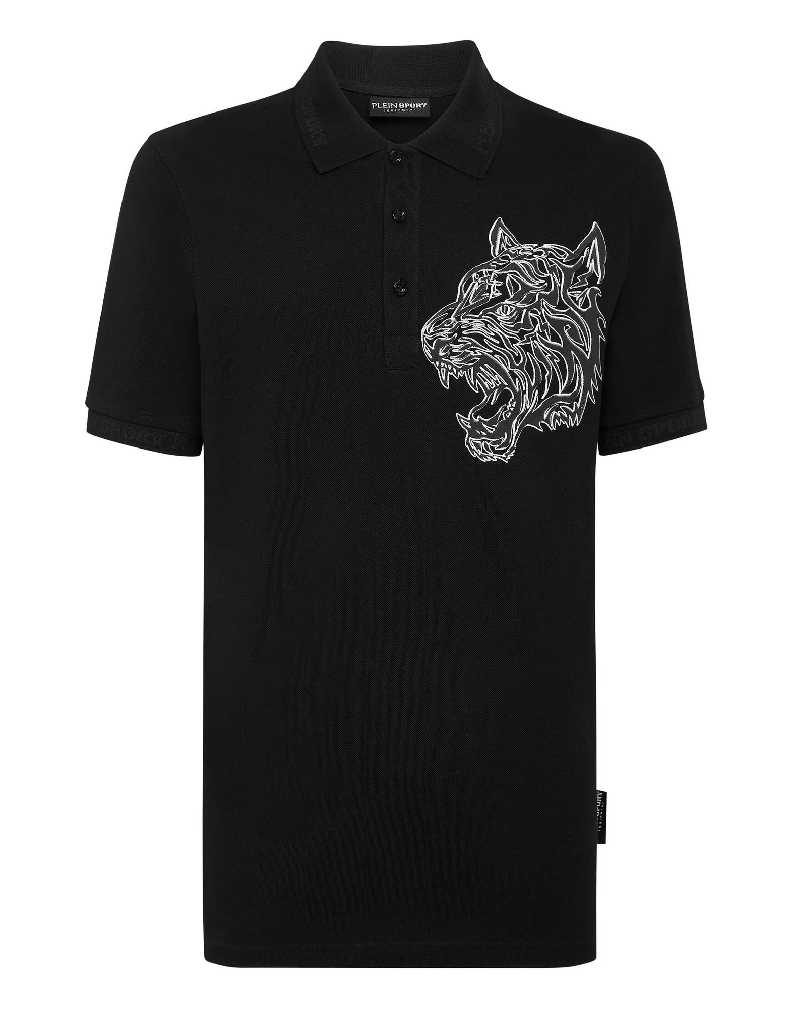 PLEIN SPORT Poloshirt Herren Schwarz von PLEIN SPORT