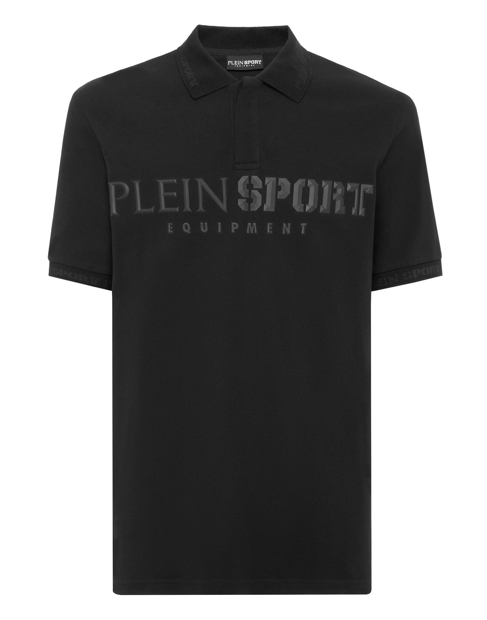 PLEIN SPORT Poloshirt Herren Schwarz von PLEIN SPORT