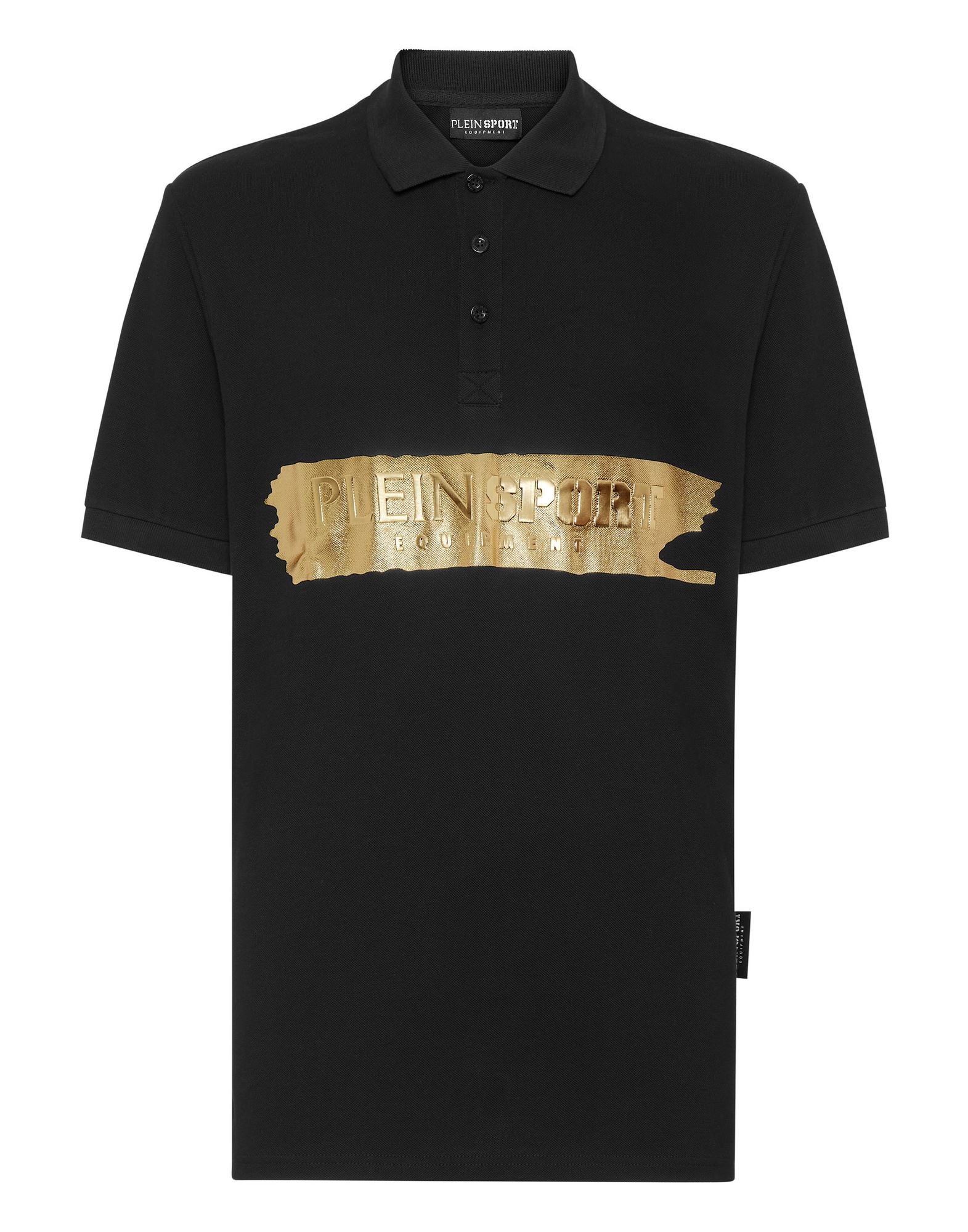 PLEIN SPORT Poloshirt Herren Schwarz von PLEIN SPORT