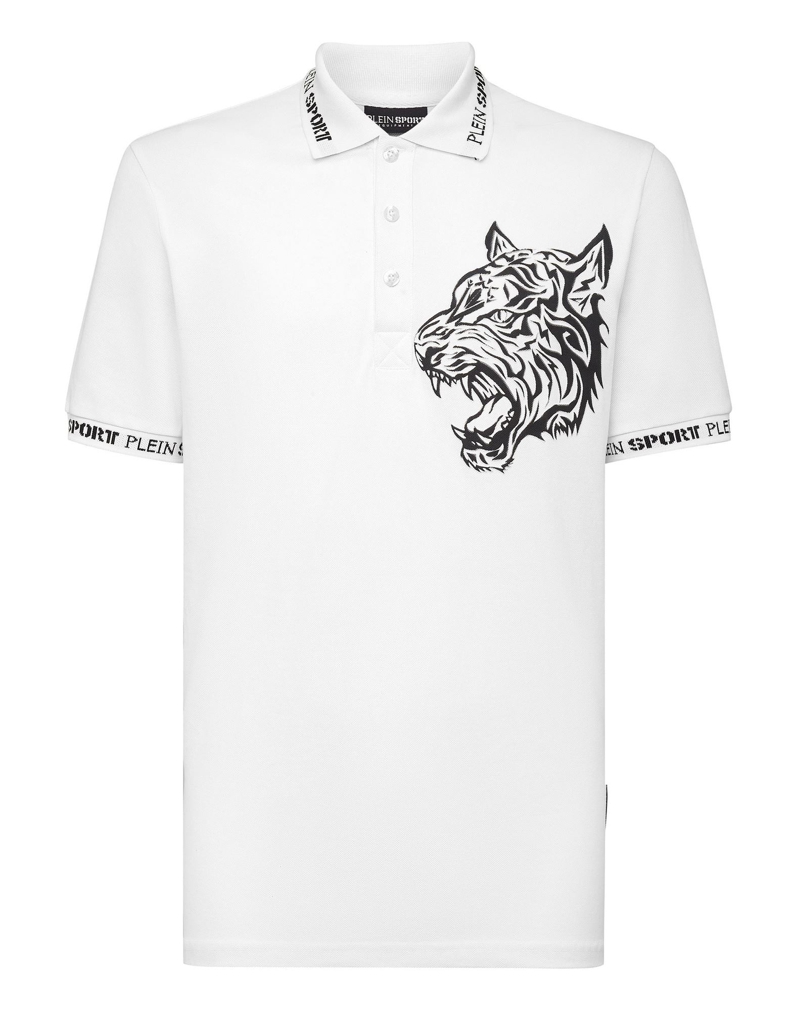 PLEIN SPORT Poloshirt Herren Weiß von PLEIN SPORT