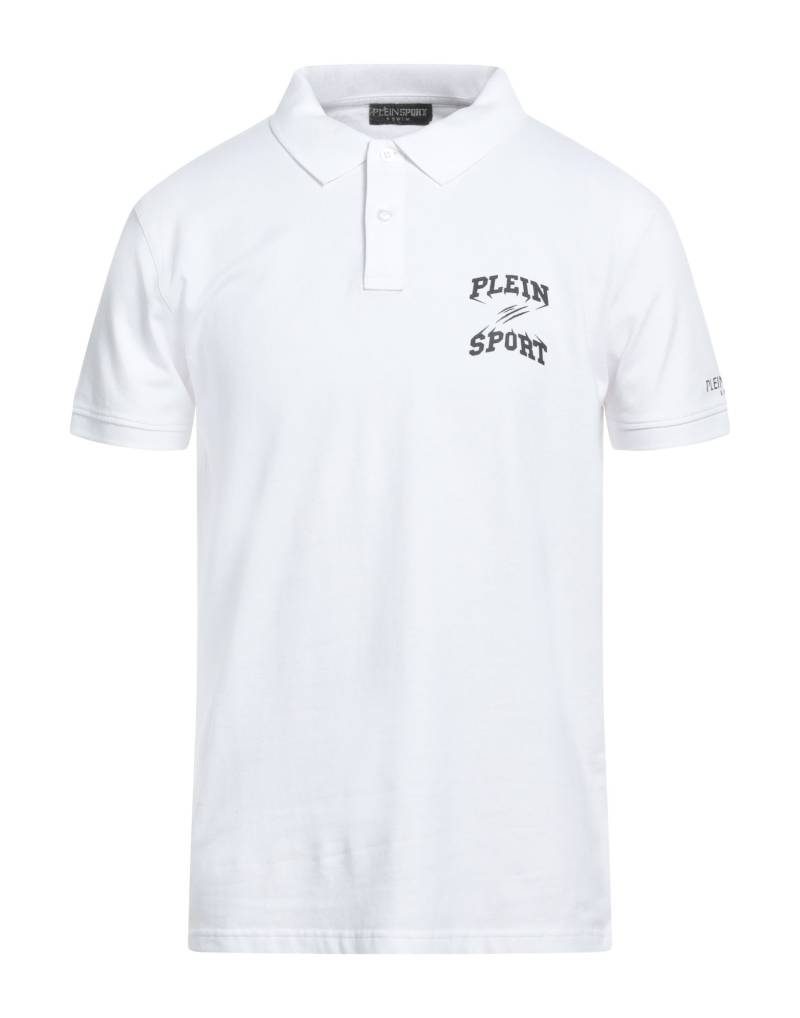 PLEIN SPORT Poloshirt Herren Weiß von PLEIN SPORT