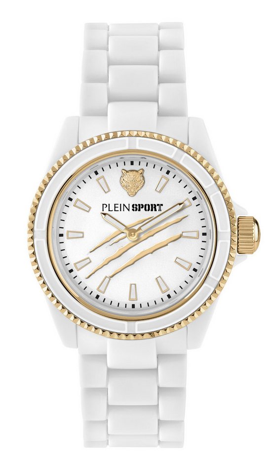 PLEIN SPORT Quarzuhr THE SCRATCH, (1-tlg), Quarz-Analoguhr von PLEIN SPORT