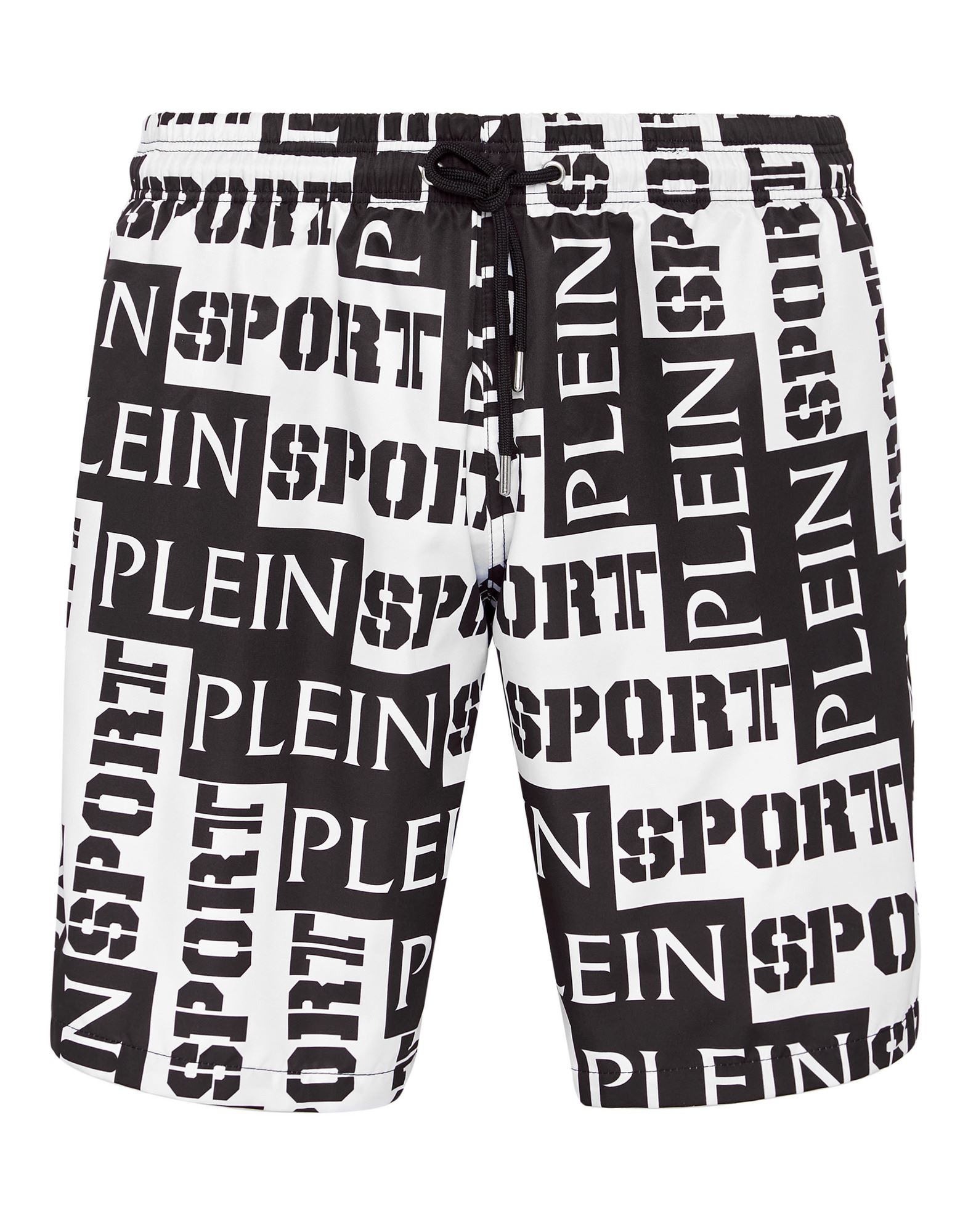 PLEIN SPORT Badeboxer Herren Weiß von PLEIN SPORT