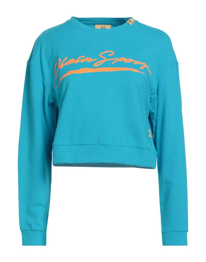 PLEIN SPORT Sweatshirt Damen Azurblau von PLEIN SPORT