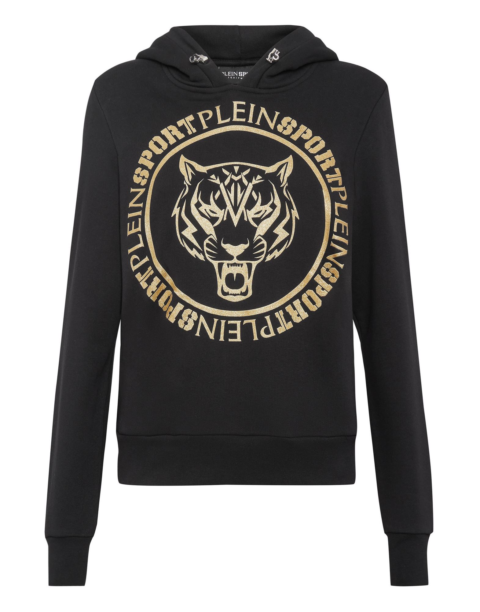 PLEIN SPORT Sweatshirt Damen Schwarz von PLEIN SPORT