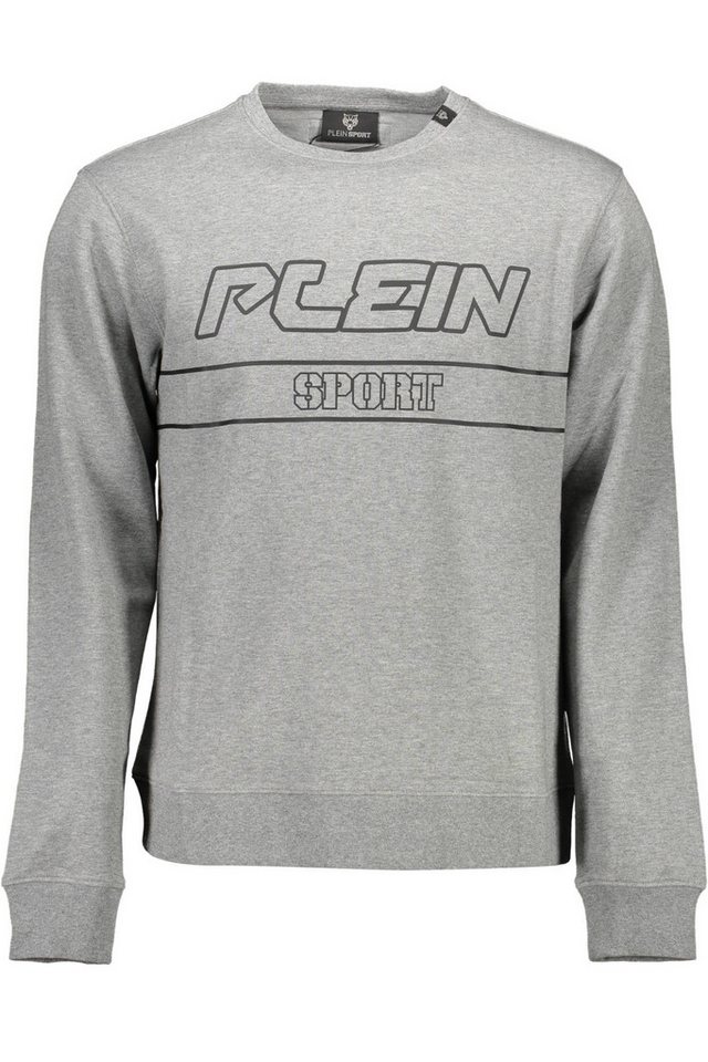 PLEIN SPORT Sweatshirt Graues Herren-Sweatshirt - Langarm von PLEIN SPORT