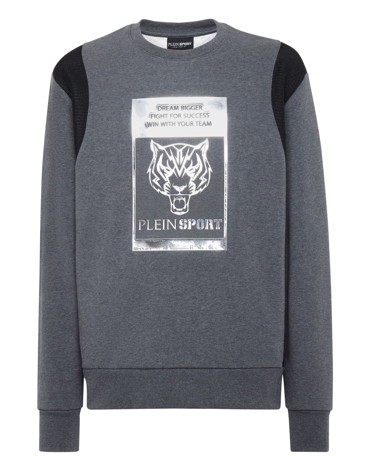 PLEIN SPORT Sweatshirt Herren Grau von PLEIN SPORT