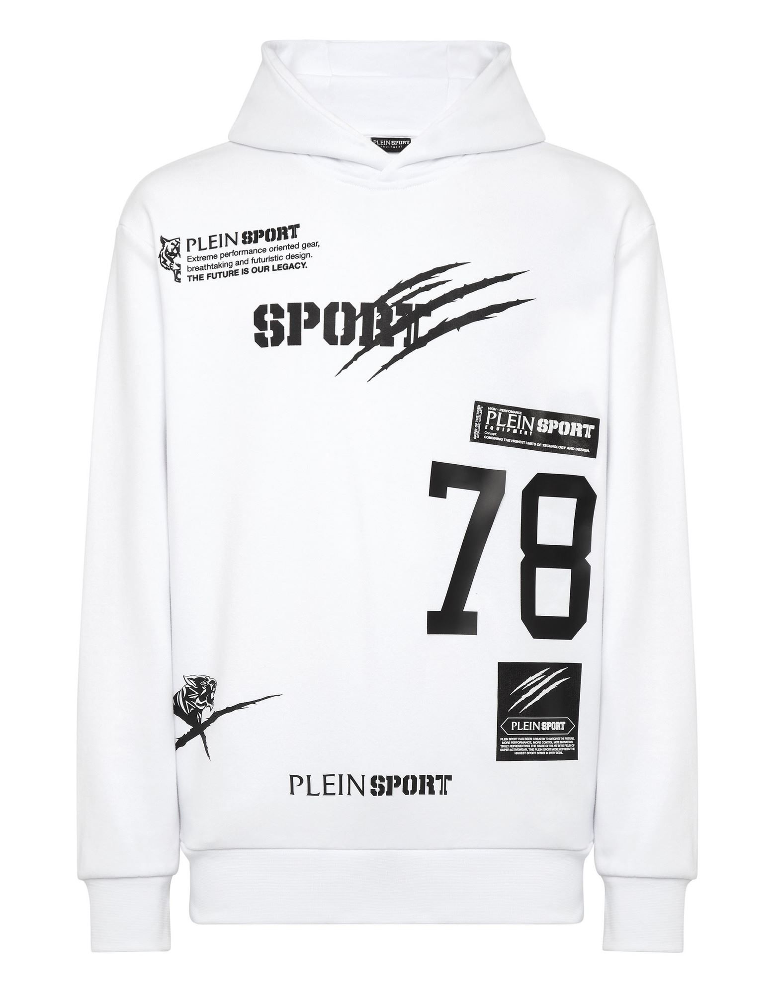 PLEIN SPORT Sweatshirt Herren Weiß von PLEIN SPORT