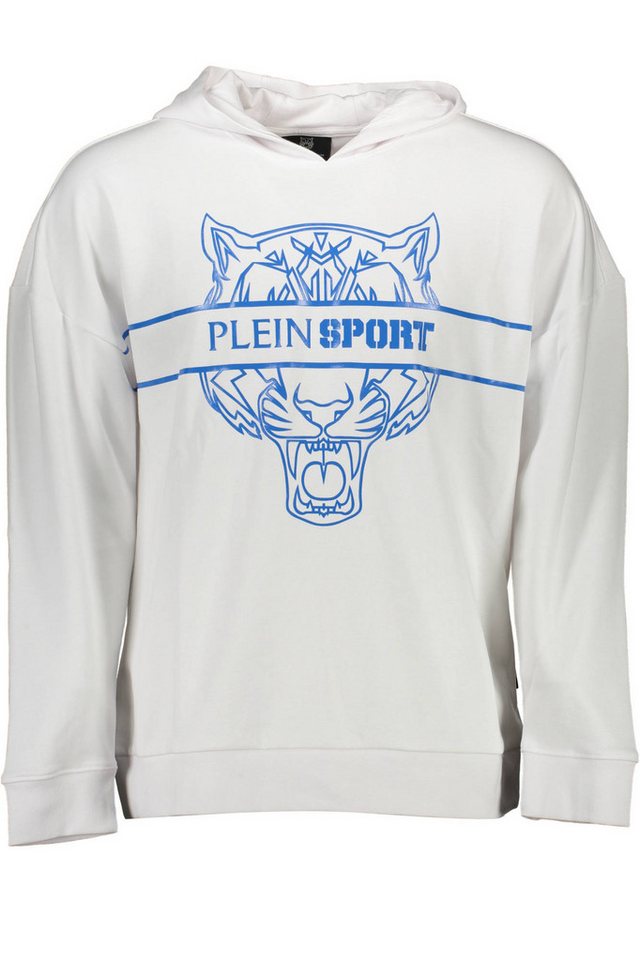 PLEIN SPORT Sweatshirt Stylisches Herren-Kapuzenpullover in Weiß mit von PLEIN SPORT