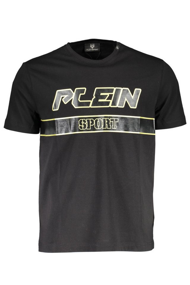 PLEIN SPORT T-Shirt Stylishes Herren Kurzarm T-Shirt in Schwarz mit von PLEIN SPORT
