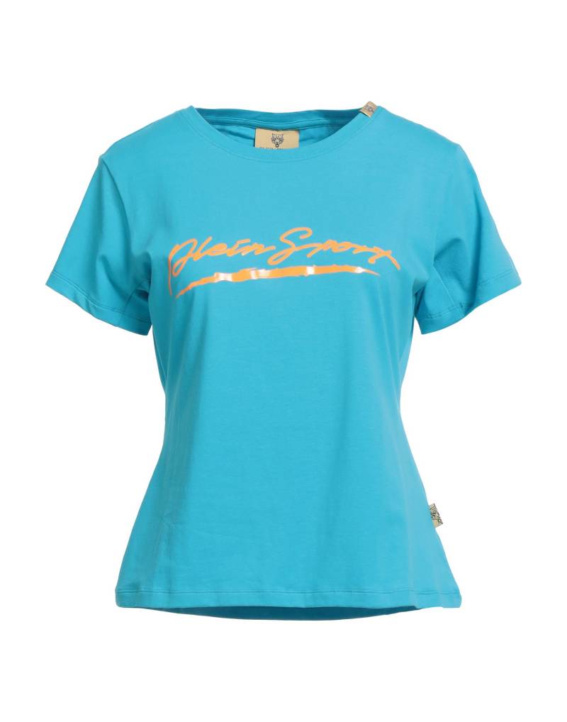 PLEIN SPORT T-shirts Damen Azurblau von PLEIN SPORT