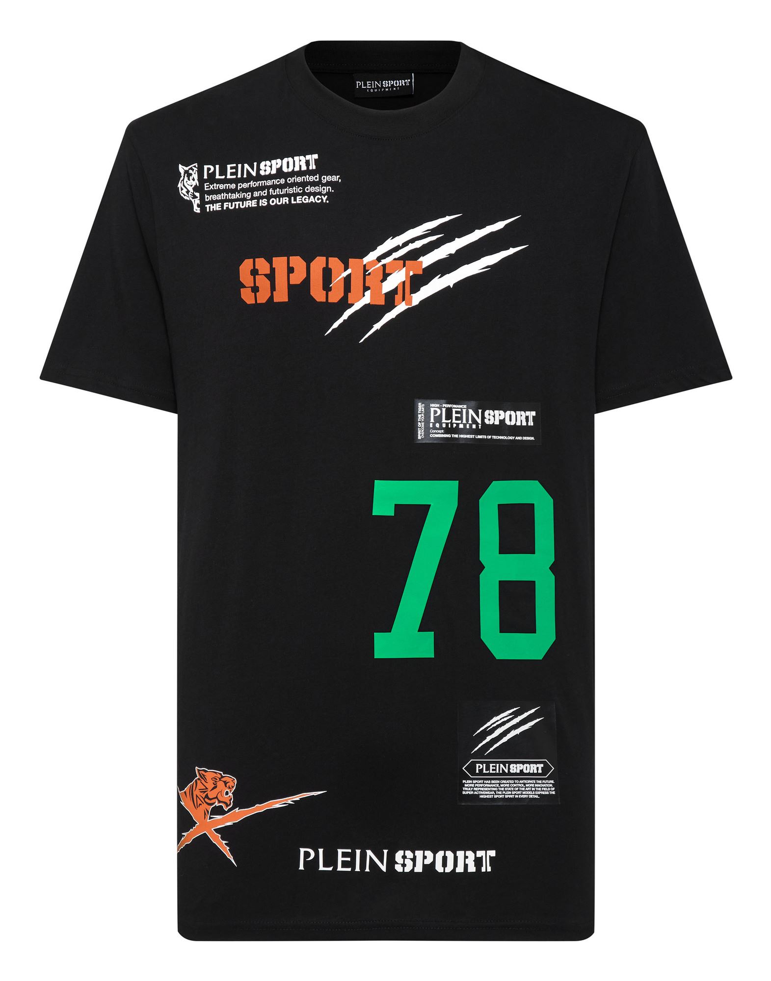 PLEIN SPORT T-shirts Herren Schwarz von PLEIN SPORT