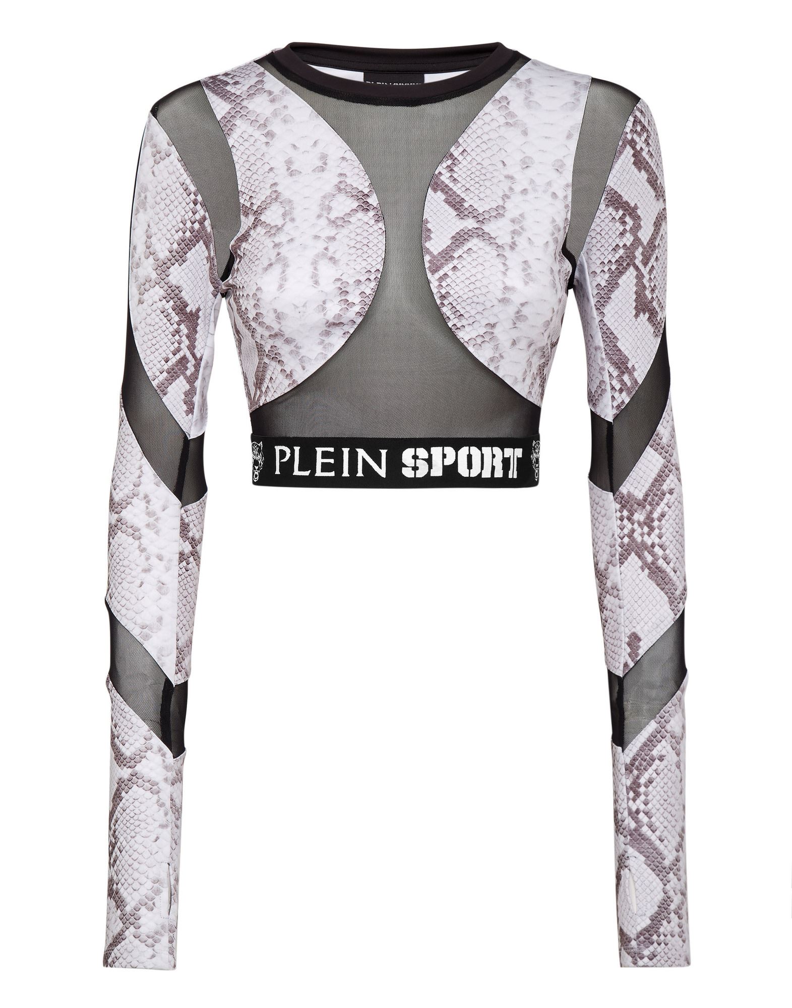 PLEIN SPORT Top Damen Grau von PLEIN SPORT