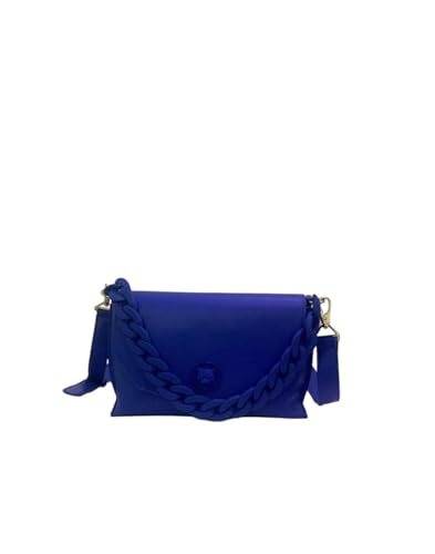 PLEIN SPORT Unisex MEDIUM Flap Devon Handtasche, Ocean von PLEIN SPORT