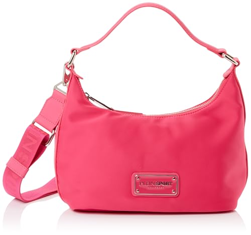 PLEIN SPORT Unisex SMALL Half Moon Deauville Handtasche, Fucsia von PLEIN SPORT