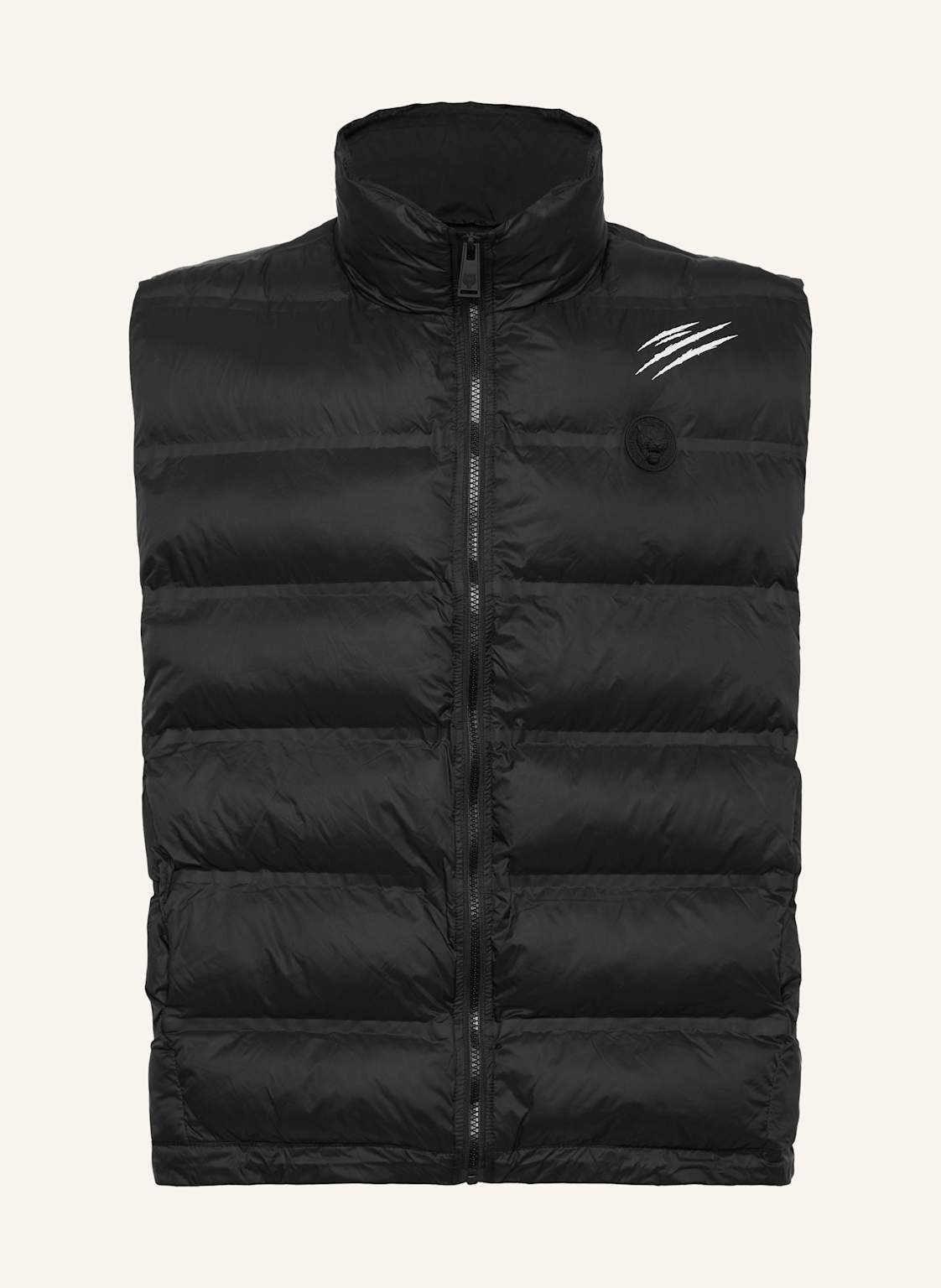 Plein Sport Daunenweste Scratch schwarz von PLEIN SPORT