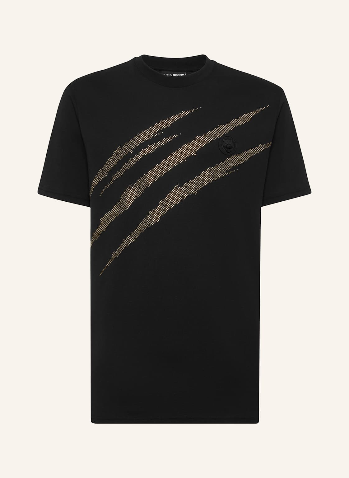 Plein Sport T-Shirt Rundhalsausschnitt Ss Scratch schwarz von PLEIN SPORT